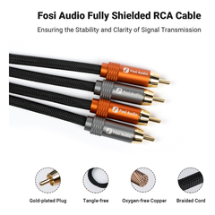 Dual RCA to Dual RCA Cable 1.2m
