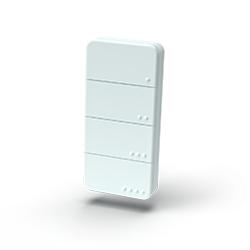 Plug & Play - Blu RC Button 4 - Afstandsbediening met magneetsteun - 4 richtingen - 16 acties - Wit