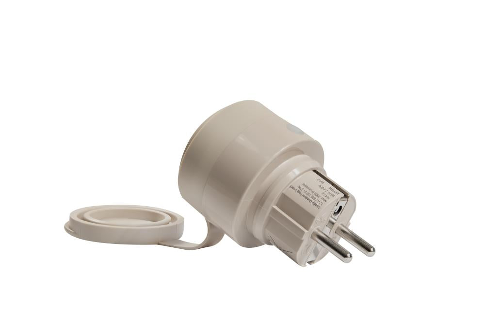 Plug & Play Outdoor Plug S Gen3 - Tussenstekker voor buiten - 12A - Meetfunctie - WLAN - Matter - BT
