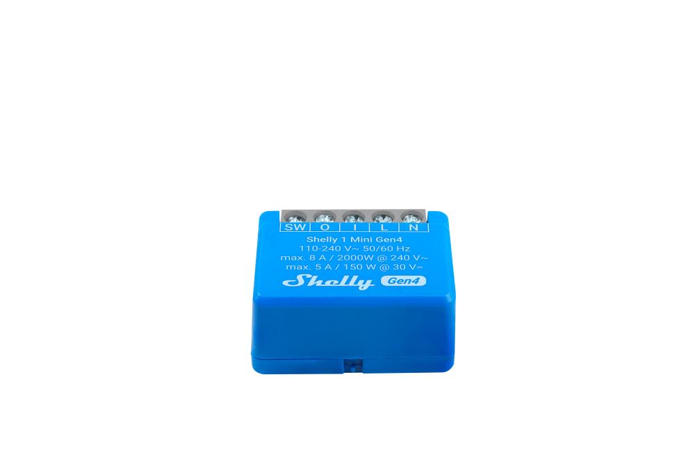 1 Mini Gen4 - Relais - max 8A - 1 Kanaal - WLAN - Matter - Zigbee - Bluetooth