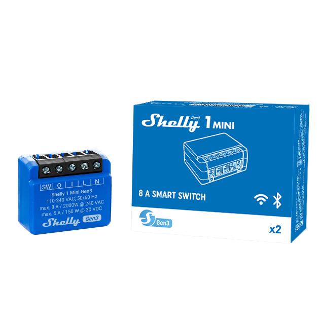 1 Mini Gen. 3 - Relais - max 8A - 1 Kanaal - WLAN - BT