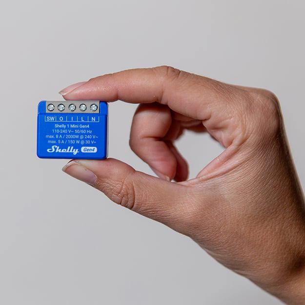 1 Mini Gen4 - Relais - max 8A - 1 Kanaal - WLAN - Matter - Zigbee - Bluetooth