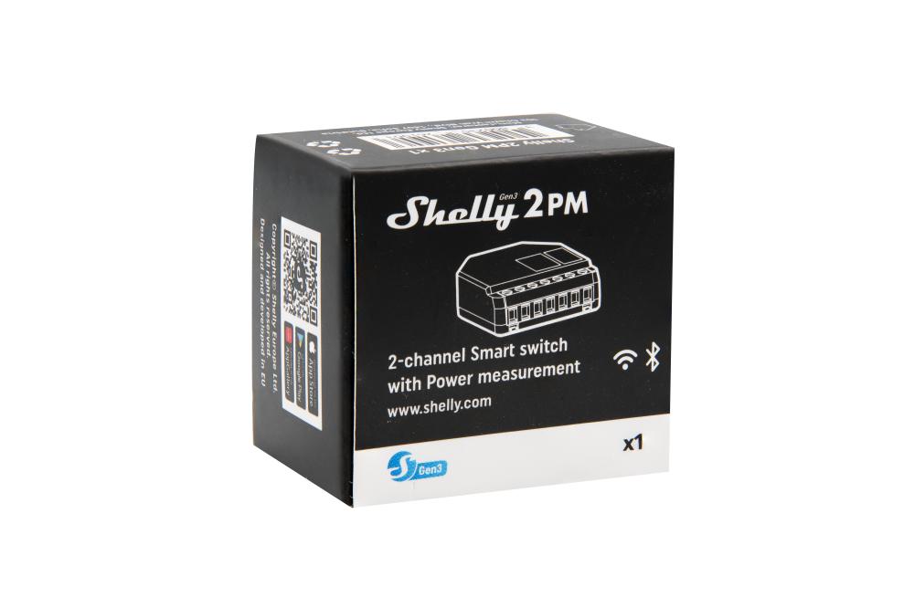 2PM Gen3 - Relais - max 16A - 2 Kanaal - WLAN - BT
